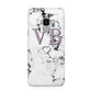 Personalised Initials Love Heart Marble Samsung Galaxy S9 Case