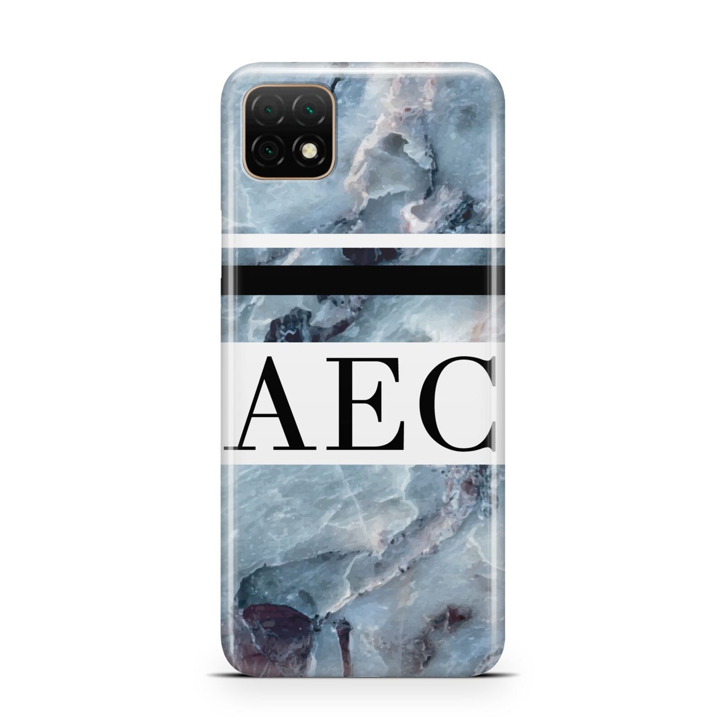 Personalised Initials Marble 9 Huawei Enjoy 20 Phone Case