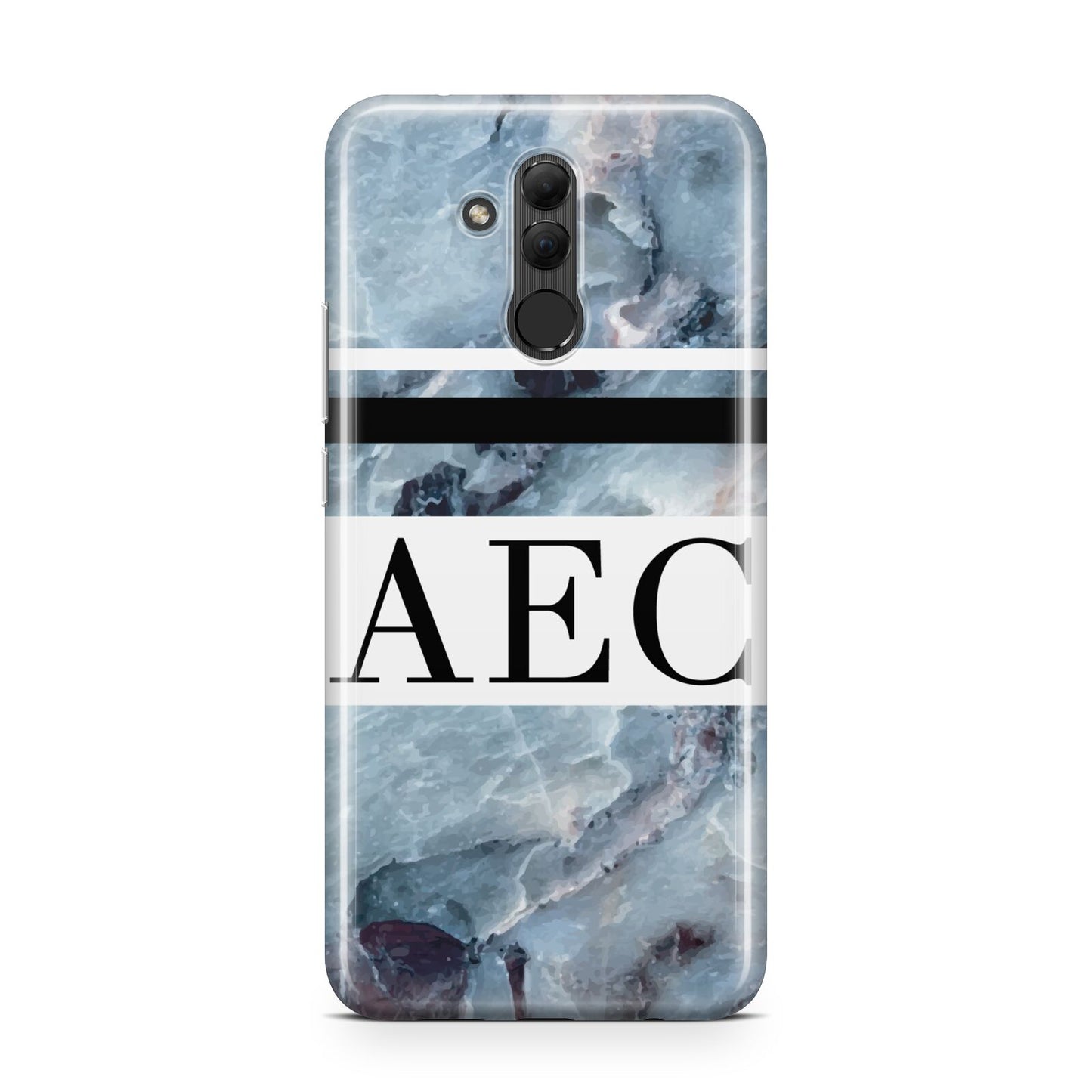 Personalised Initials Marble 9 Huawei Mate 20 Lite