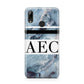 Personalised Initials Marble 9 Huawei Y7 2019