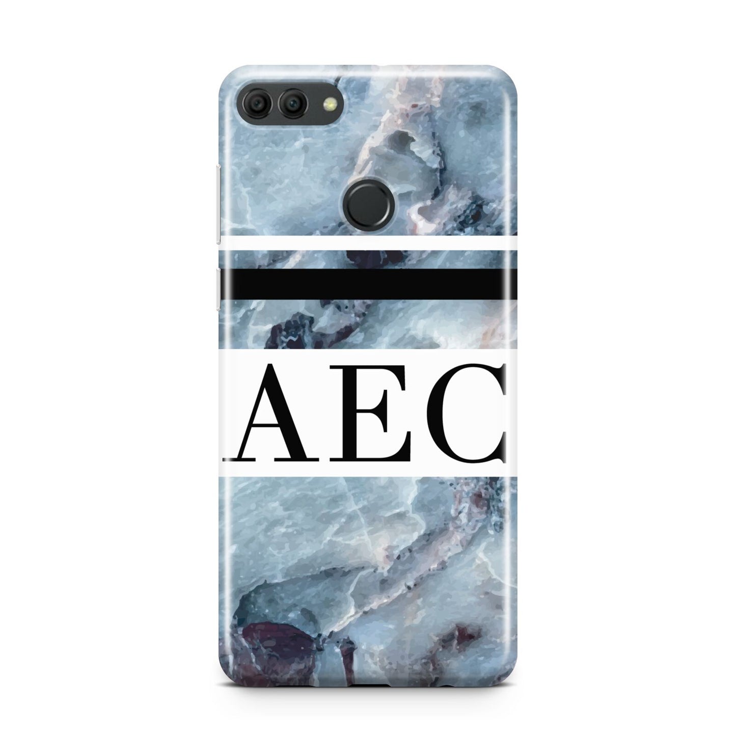Personalised Initials Marble 9 Huawei Y9 2018