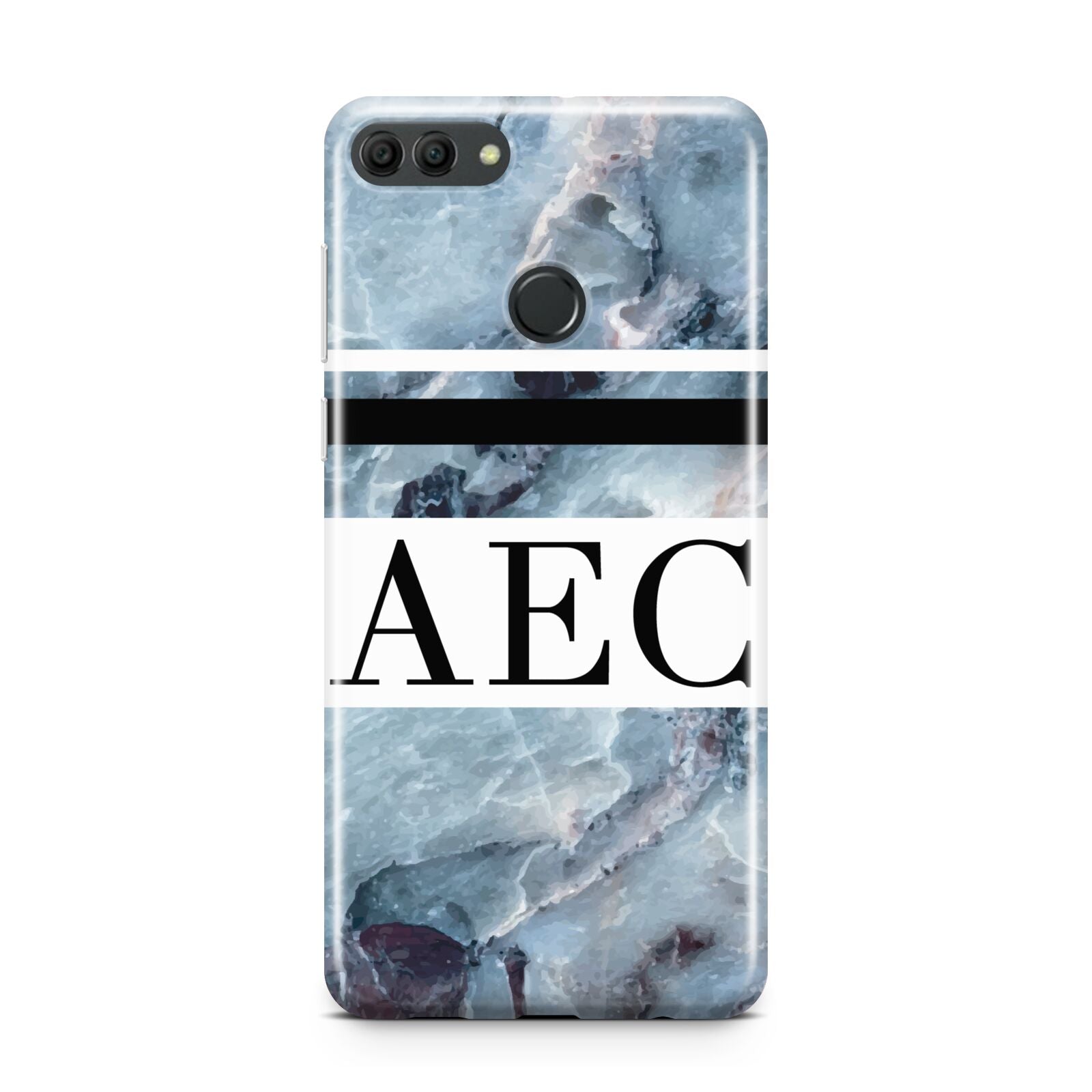Personalised Initials Marble 9 Huawei Y9 2018