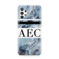 Personalised Initials Marble 9 Samsung A32 5G Case