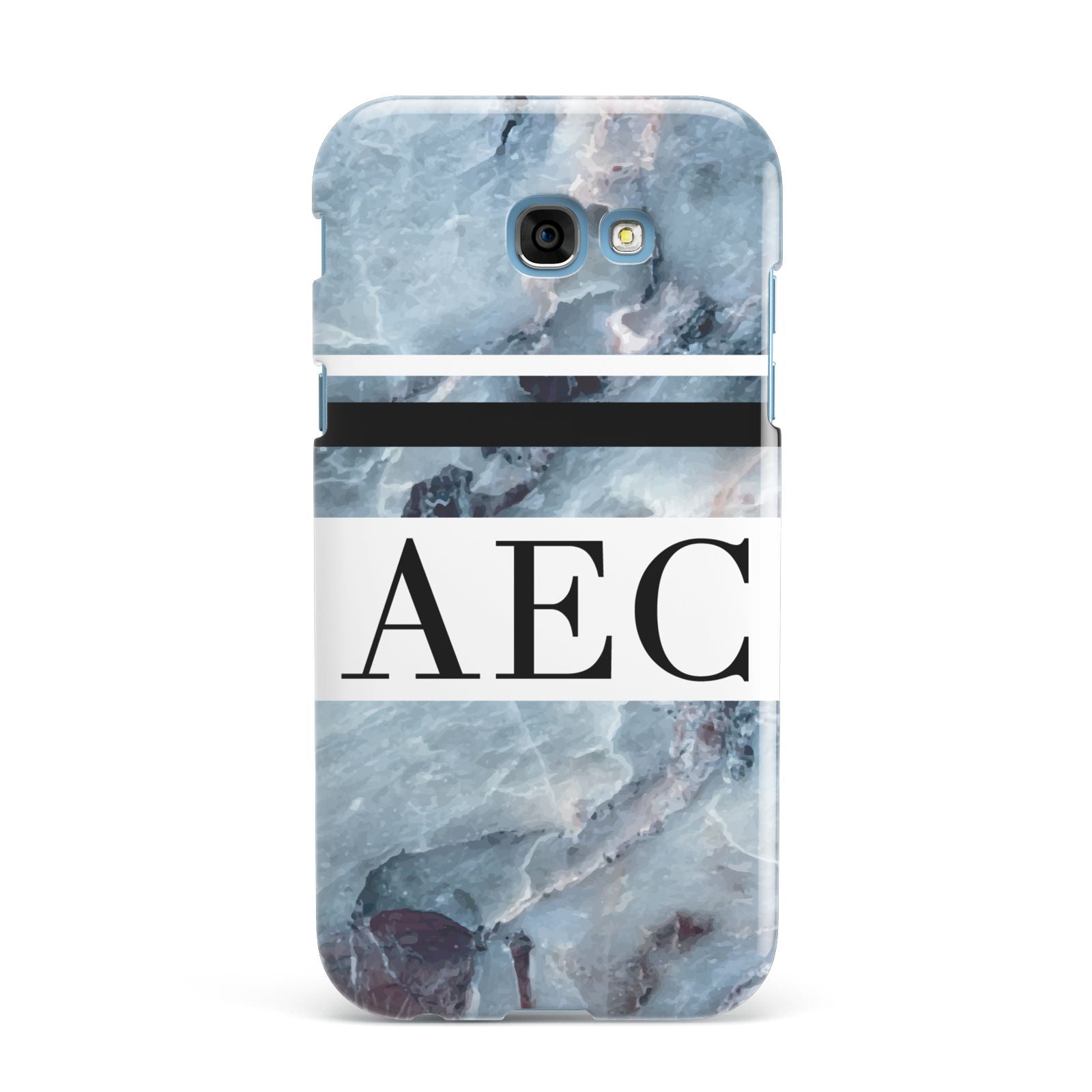 Personalised Initials Marble 9 Samsung Galaxy A7 2017 Case