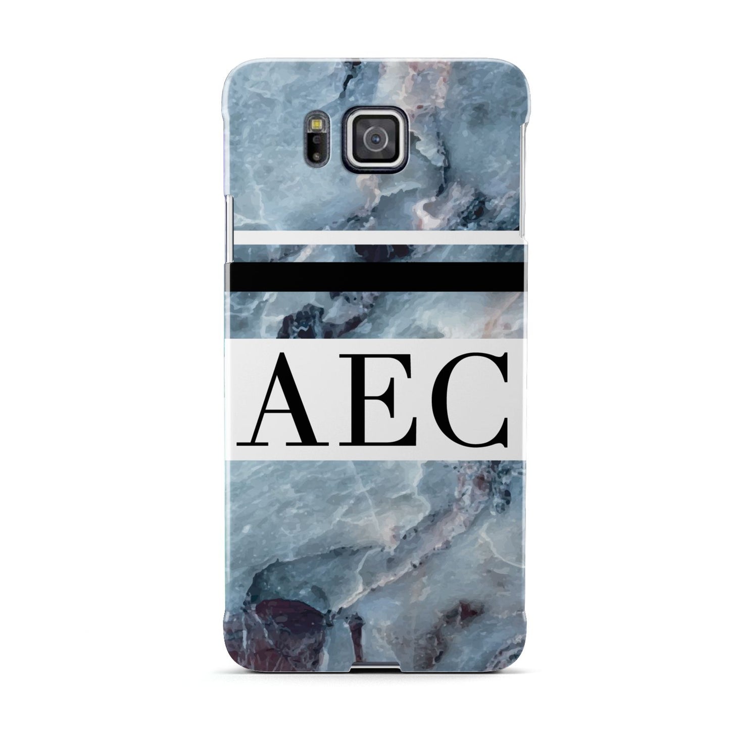 Personalised Initials Marble 9 Samsung Galaxy Alpha Case