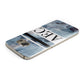 Personalised Initials Marble 9 Samsung Galaxy Case Top Cutout