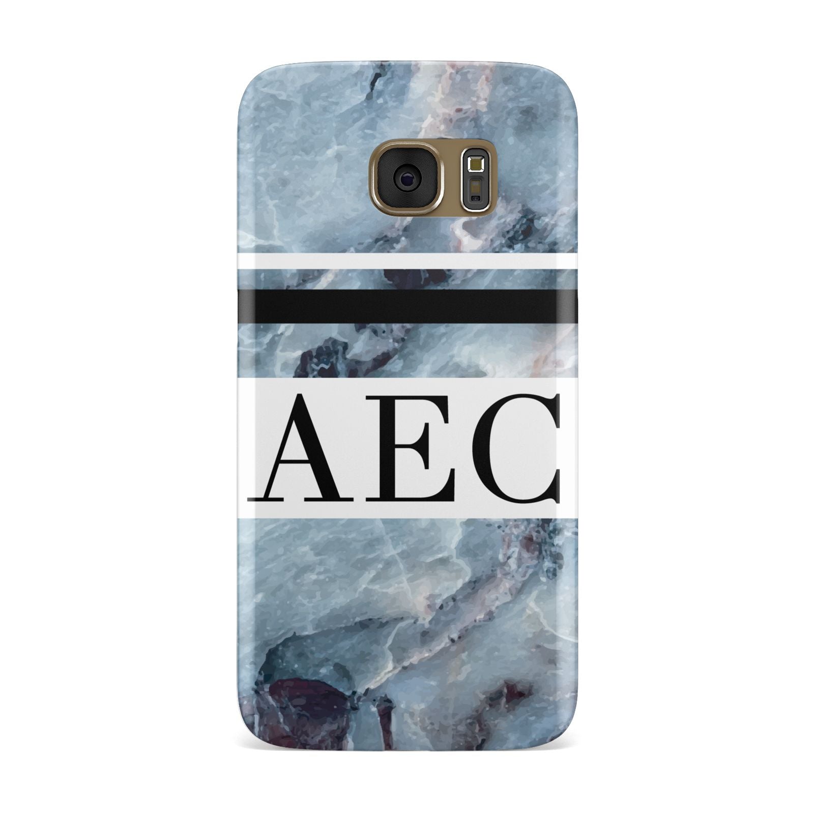 Personalised Initials Marble 9 Samsung Galaxy Case
