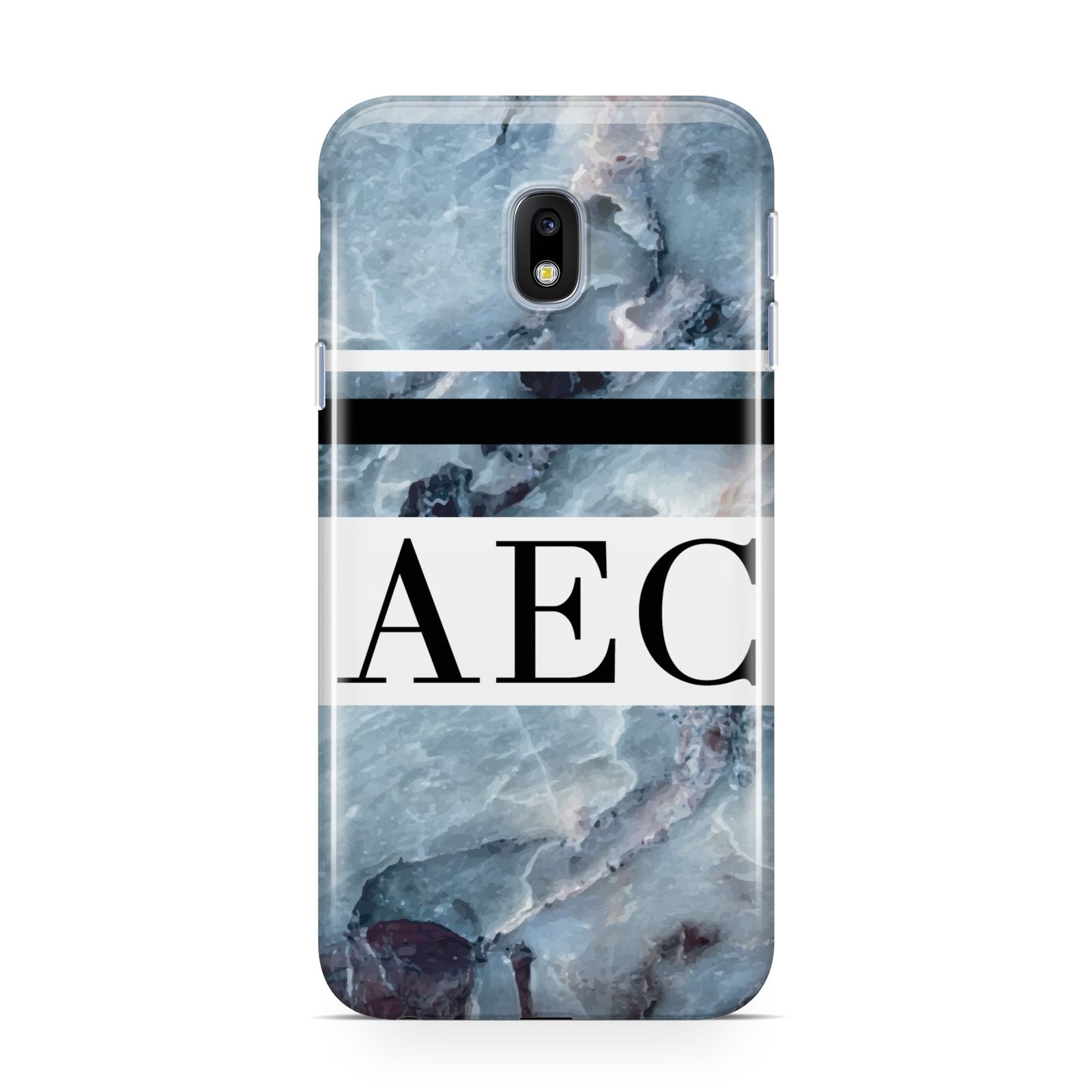 Personalised Initials Marble 9 Samsung Galaxy J3 2017 Case