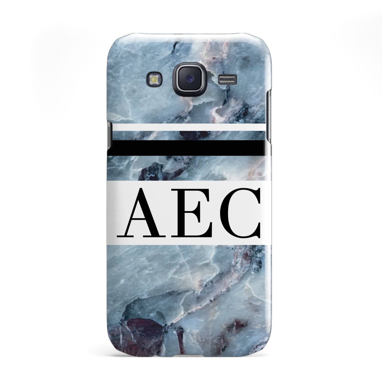 Personalised Initials Marble 9 Samsung Galaxy J5 Case