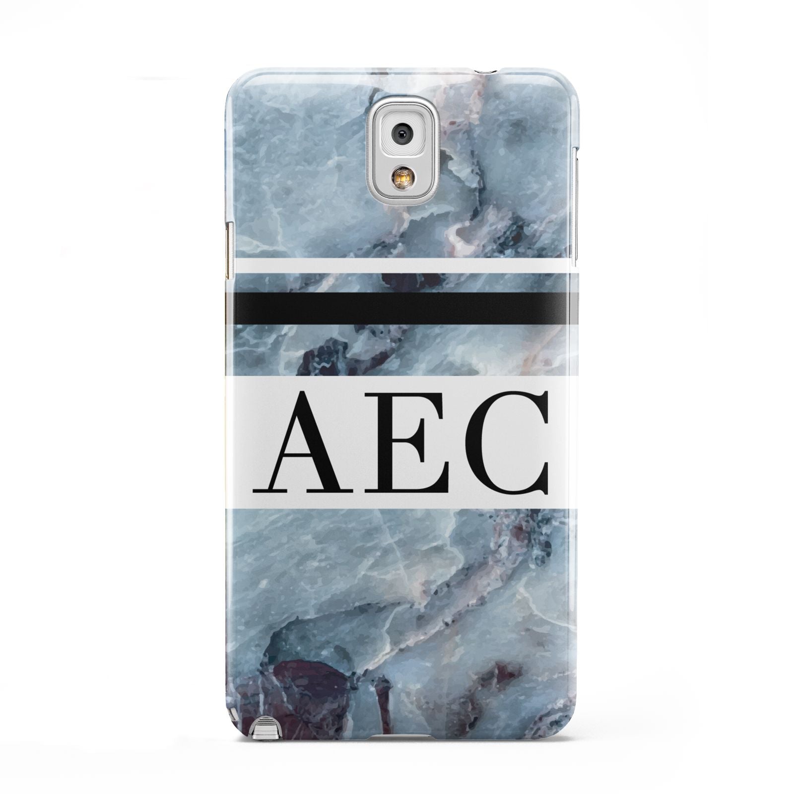 Personalised Initials Marble 9 Samsung Galaxy Note 3 Case