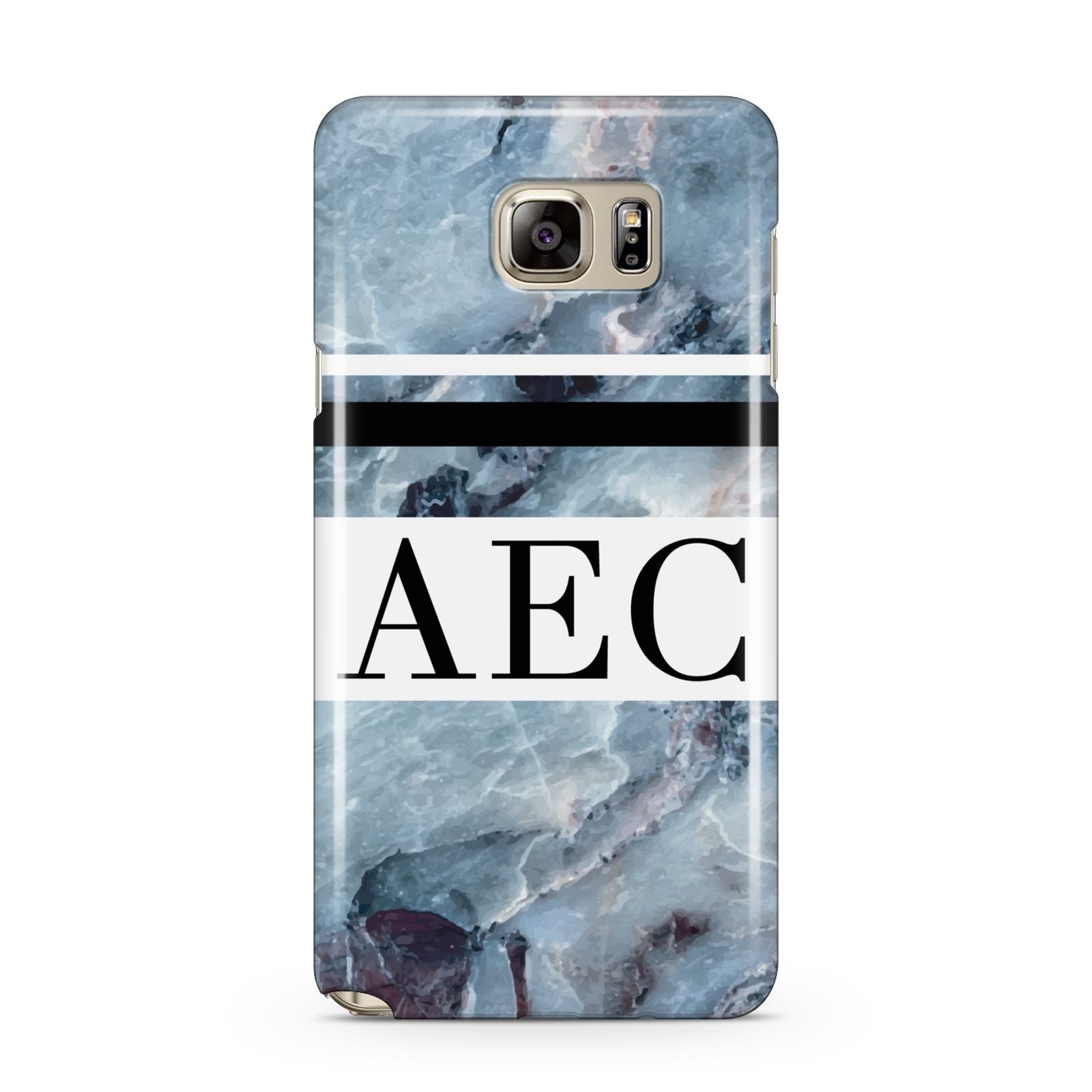 Personalised Initials Marble 9 Samsung Galaxy Note 5 Case