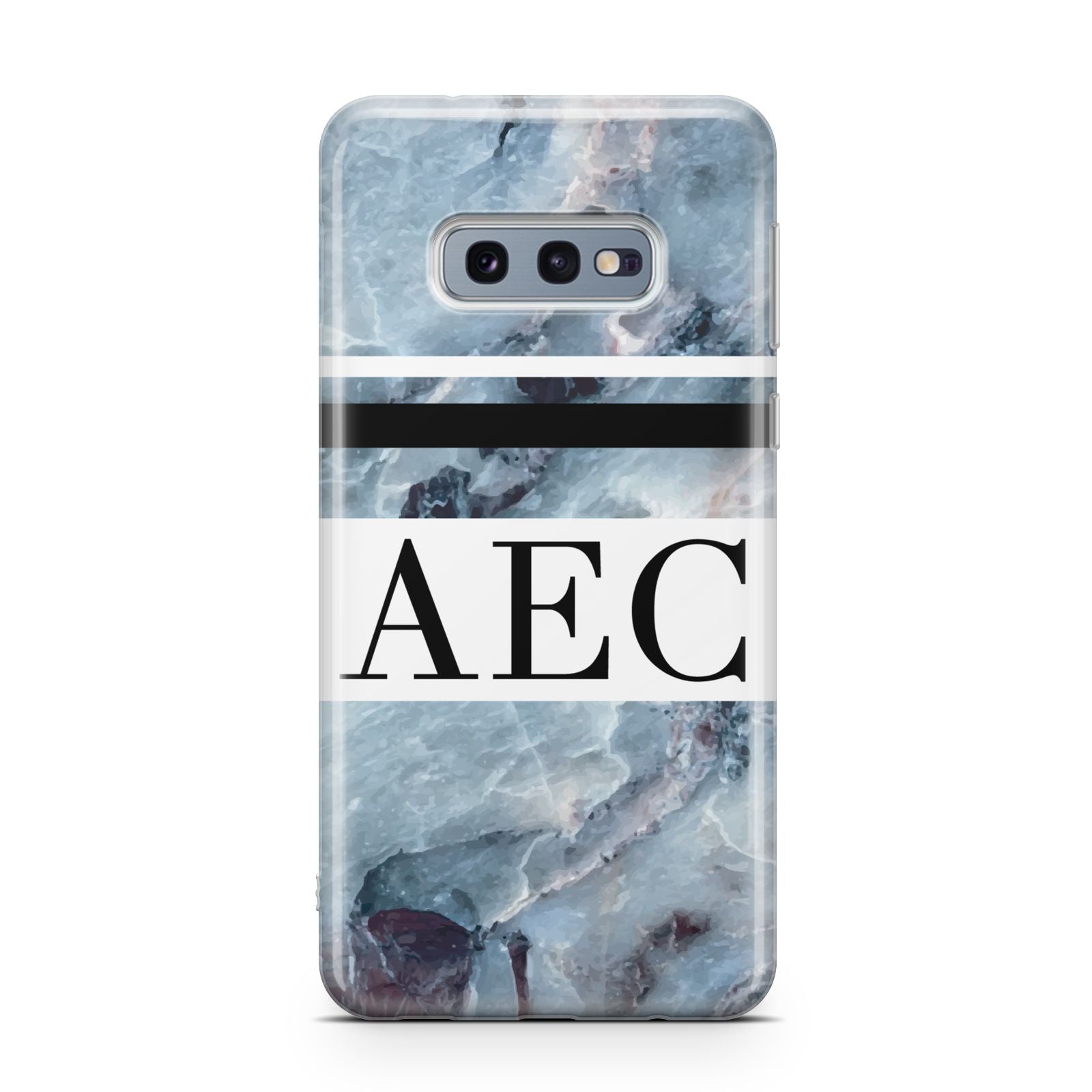 Personalised Initials Marble 9 Samsung Galaxy S10E Case