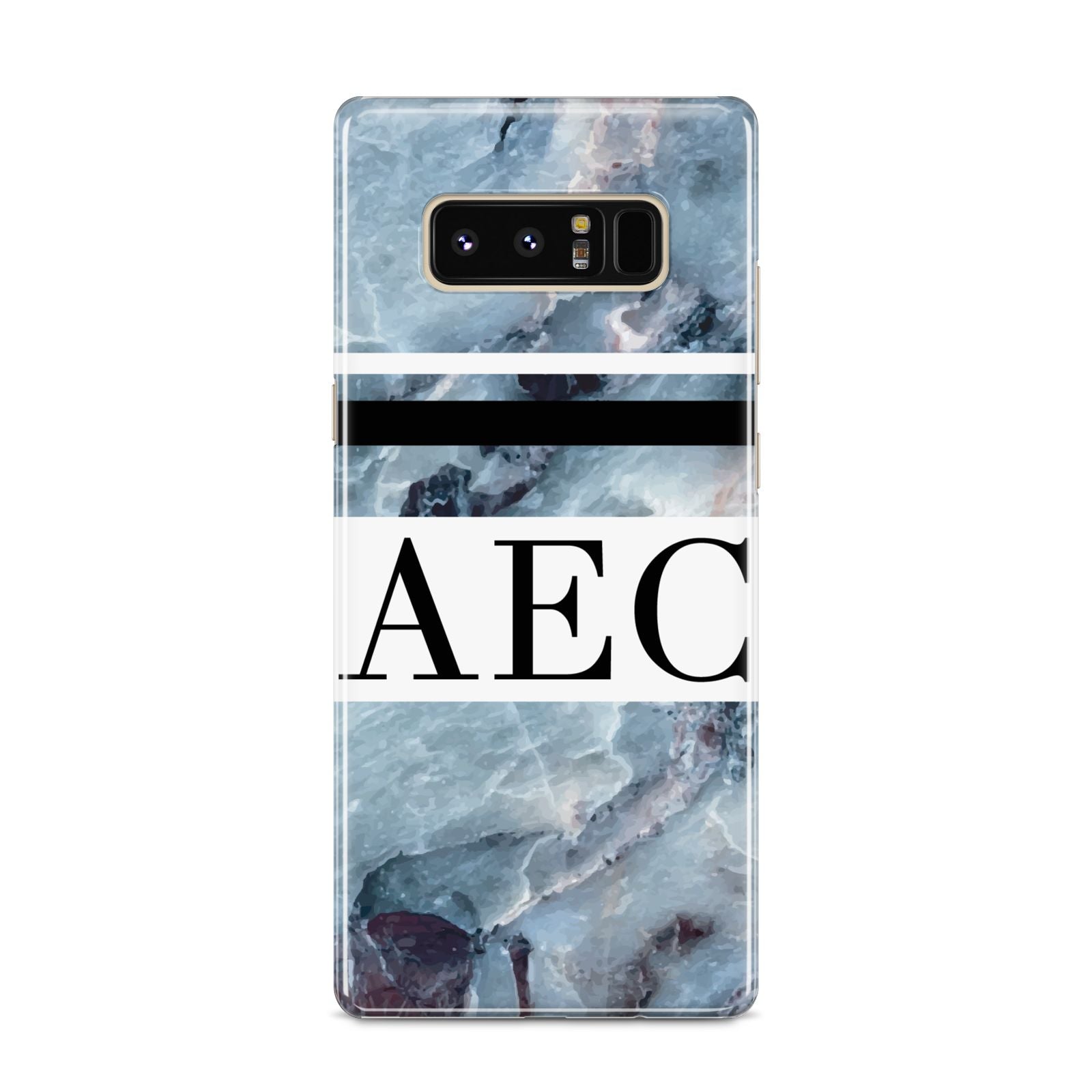 Personalised Initials Marble 9 Samsung Galaxy S8 Case