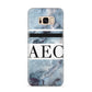 Personalised Initials Marble 9 Samsung Galaxy S8 Plus Case