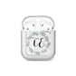 Personalised Initials Marble AirPods Case