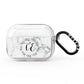 Personalised Initials Marble AirPods Pro Clear Case