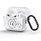 Personalised Initials Marble AirPods Pro Glitter Case Side Image