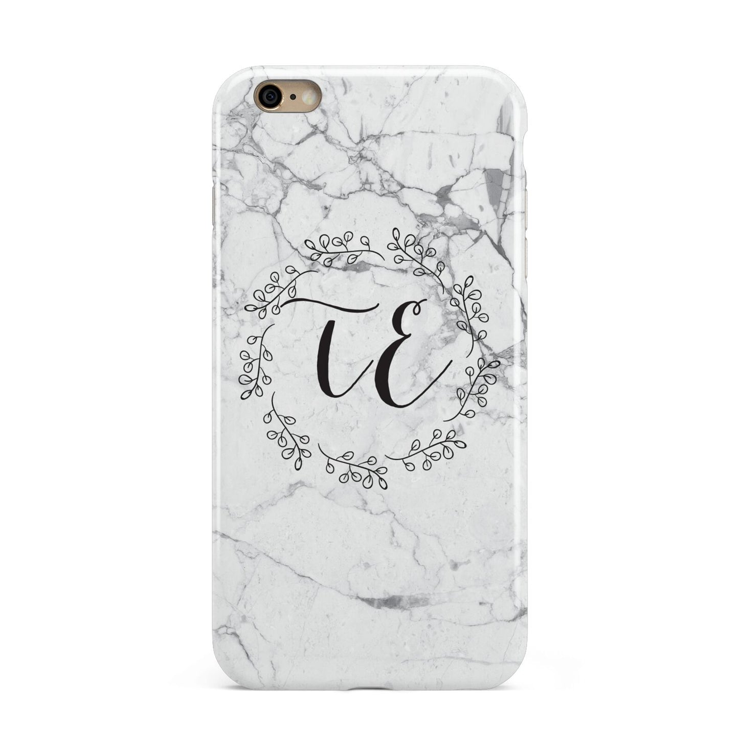 Personalised Initials Marble Apple iPhone 6 Plus 3D Tough Case