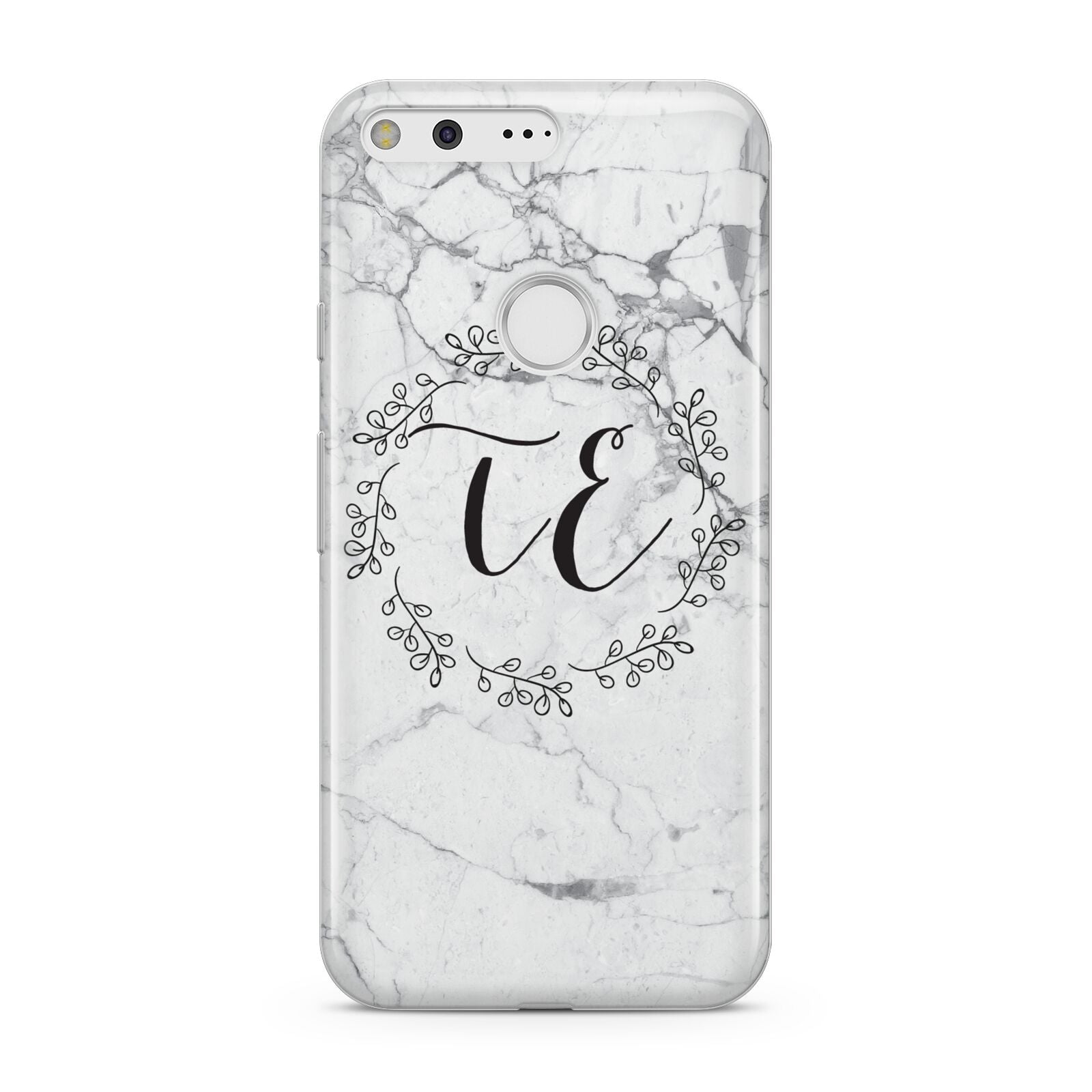 Personalised Initials Marble Google Pixel Case