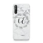 Personalised Initials Marble Huawei Enjoy 10s Phone Case