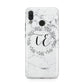Personalised Initials Marble Huawei Nova 3 Phone Case