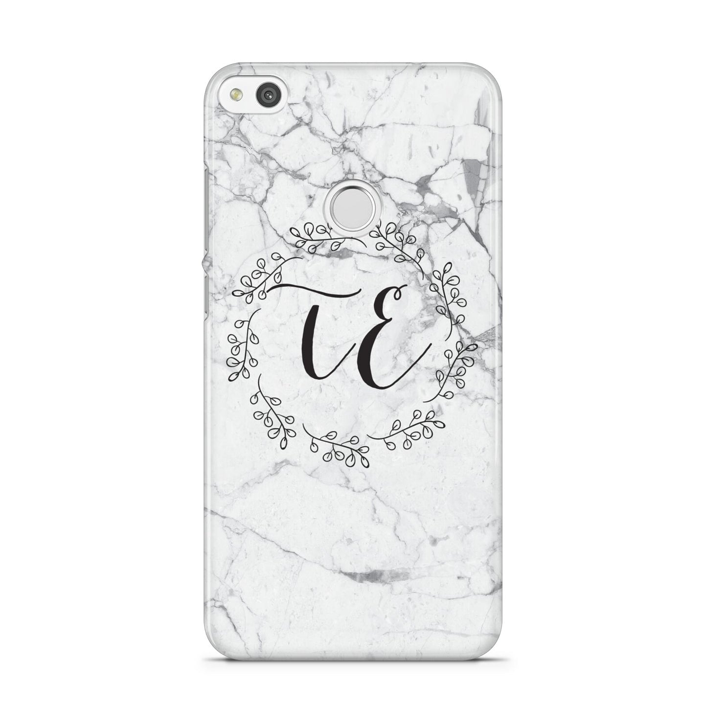 Personalised Initials Marble Huawei P8 Lite Case