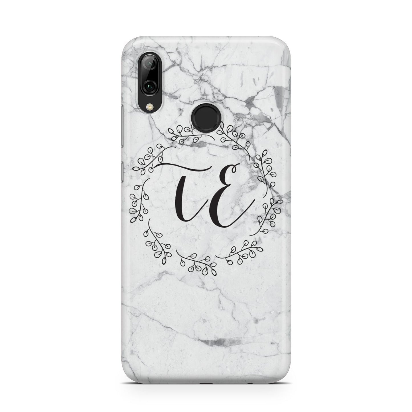 Personalised Initials Marble Huawei Y7 2019