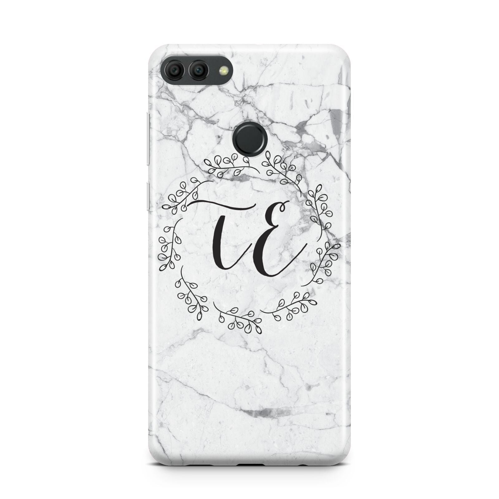 Personalised Initials Marble Huawei Y9 2018