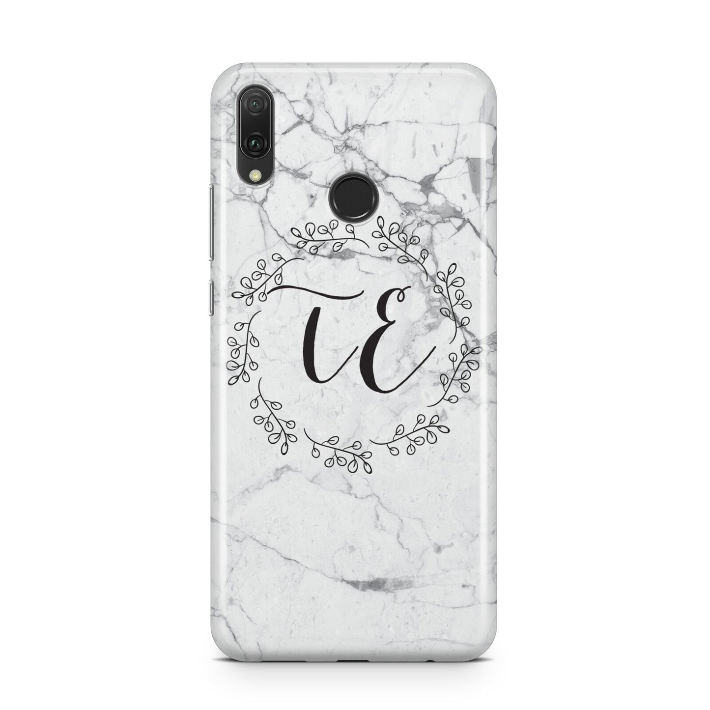 Personalised Initials Marble Huawei Y9 2019