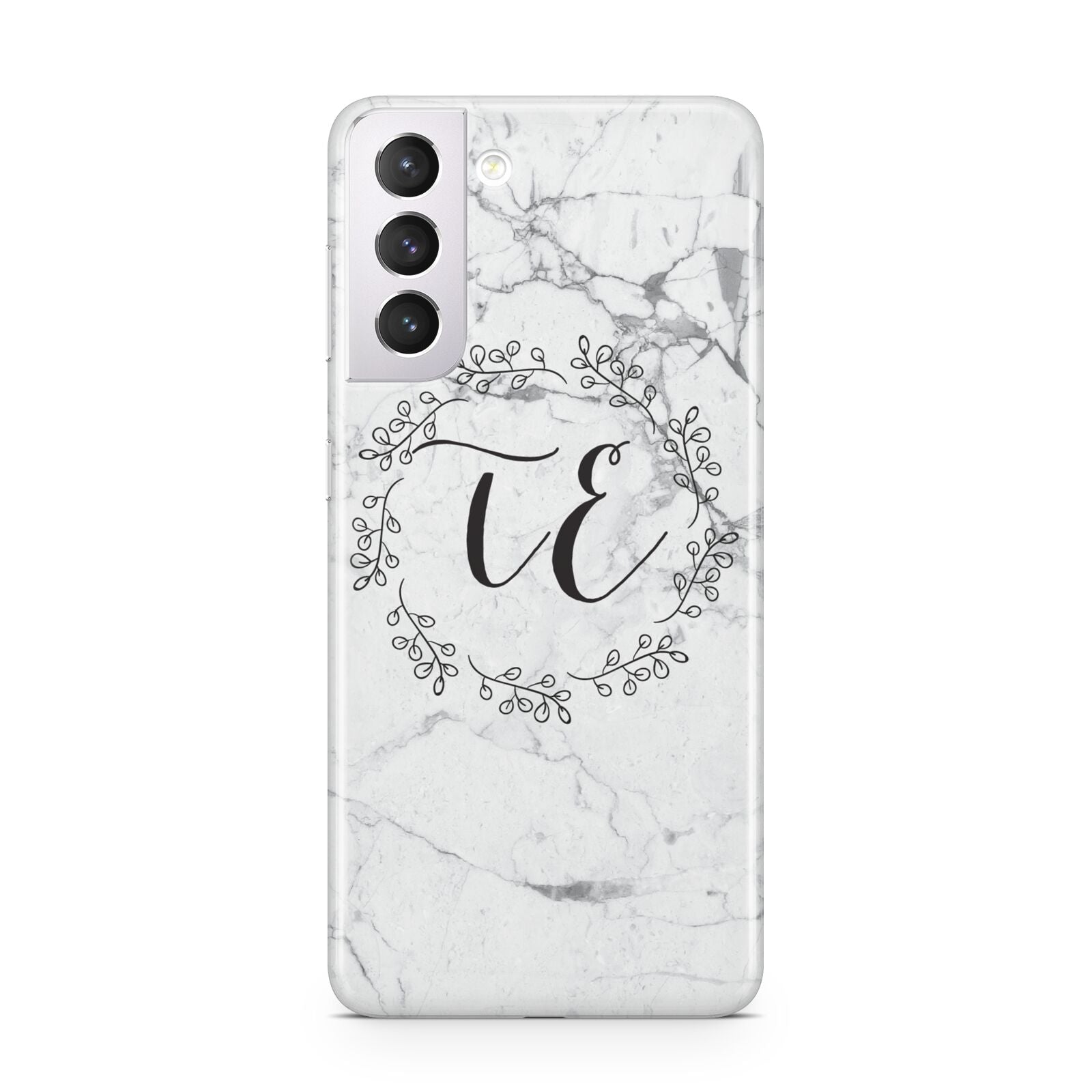 Personalised Initials Marble Samsung S21 Case