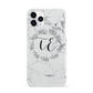 Personalised Initials Marble iPhone 11 Pro 3D Snap Case