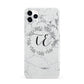 Personalised Initials Marble iPhone 11 Pro Max 3D Snap Case