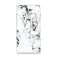 Personalised Initials Outline Heart Marble Huawei P8 Lite Case