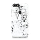 Personalised Initials Outline Heart Marble Huawei Y7 2018
