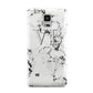 Personalised Initials Outline Heart Marble Samsung Galaxy Note 4 Case