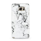 Personalised Initials Outline Heart Marble Samsung Galaxy Note 5 Case