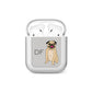 Personalised Initials Pug AirPods Case