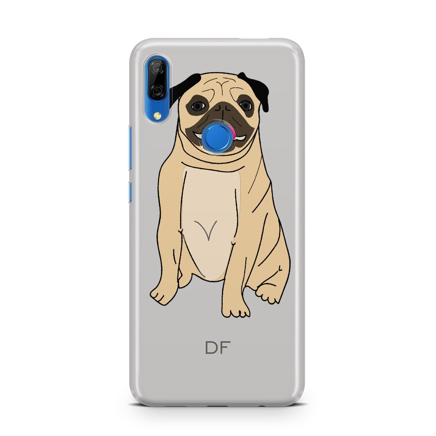 Personalised Initials Pug Huawei P Smart Z
