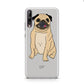 Personalised Initials Pug Huawei P40 Lite E Phone Case