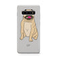 Personalised Initials Pug Protective Samsung Galaxy Case
