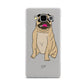 Personalised Initials Pug Samsung Galaxy A5 Case