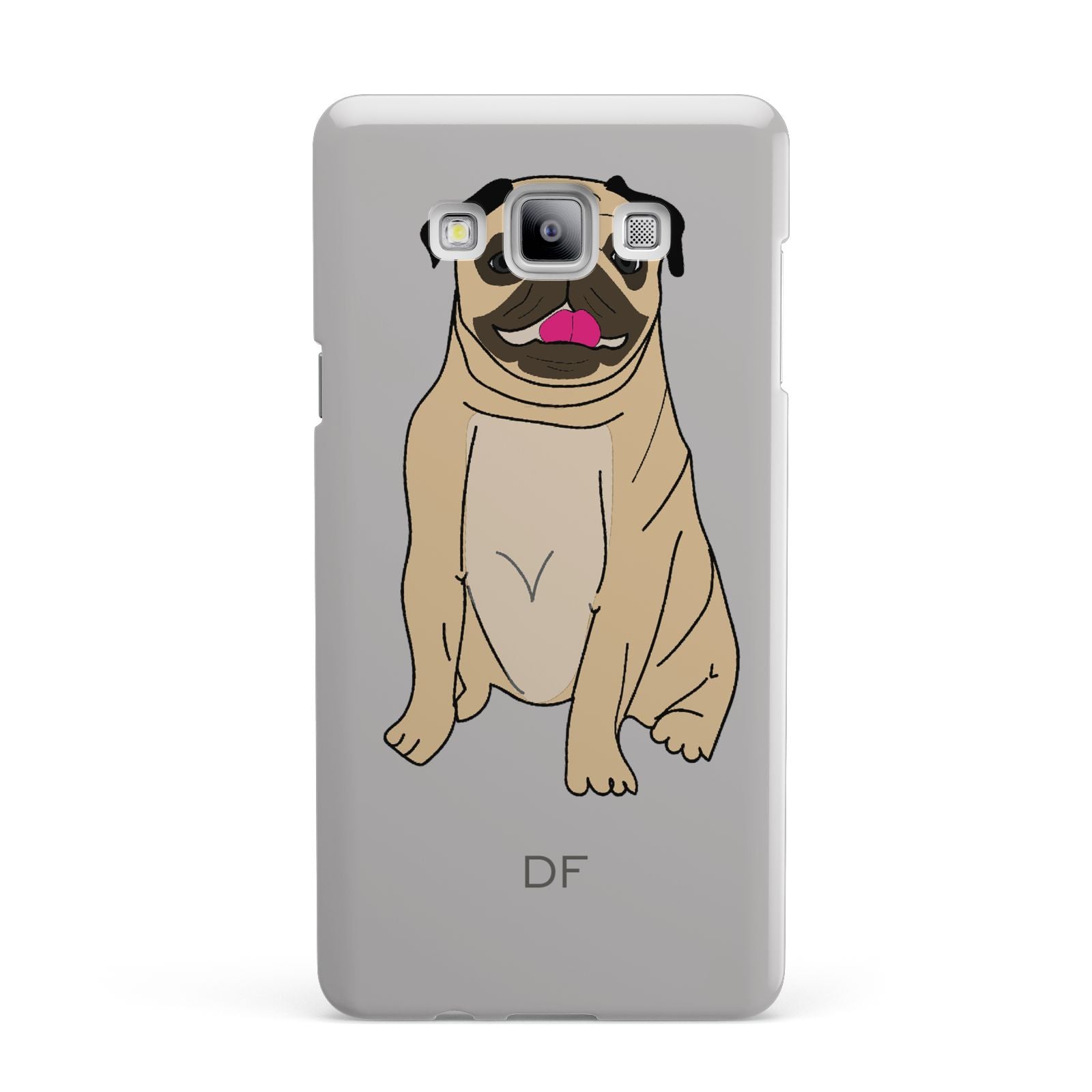 Personalised Initials Pug Samsung Galaxy A7 2015 Case