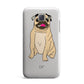 Personalised Initials Pug Samsung Galaxy J7 Case