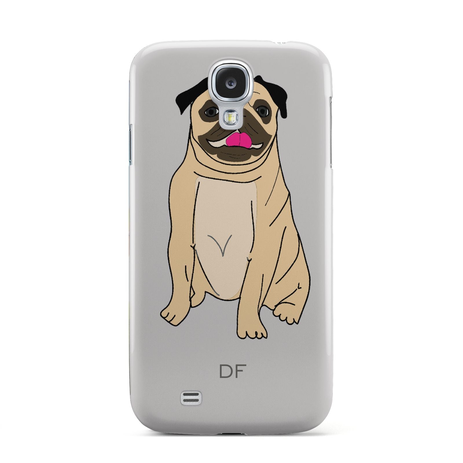 Personalised Initials Pug Samsung Galaxy S4 Case