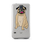 Personalised Initials Pug Samsung Galaxy S5 Case