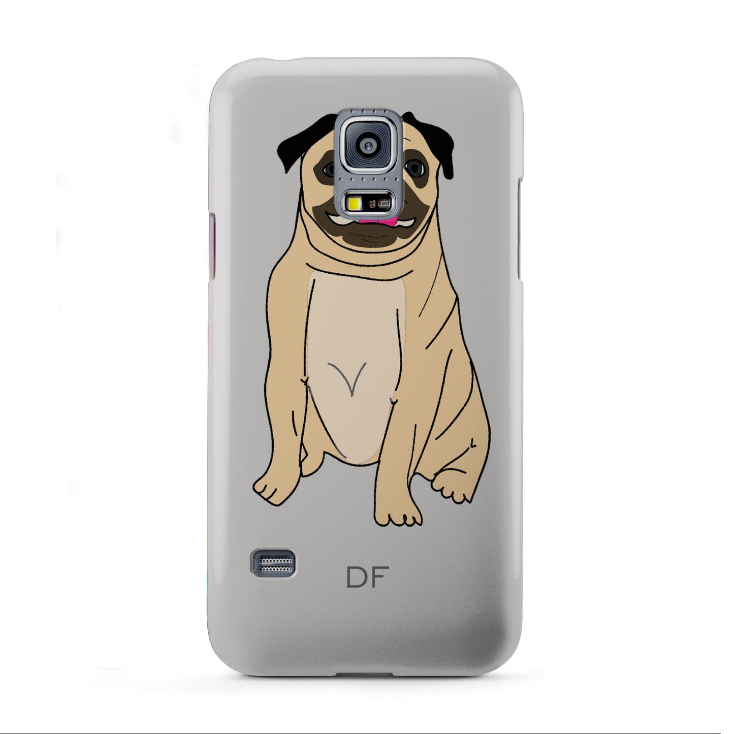 Personalised Initials Pug Samsung Galaxy S5 Mini Case