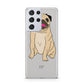 Personalised Initials Pug Samsung S21 Ultra Case