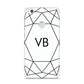 Personalised Initials White Geometric Huawei P8 Lite Case