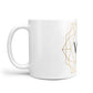 Personalised Initials White Gold Geometric 10oz Mug Alternative Image 1
