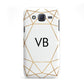 Personalised Initials White Gold Geometric Samsung Galaxy J5 Case